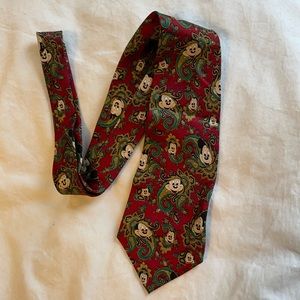 ✨3/$10✨ vintage silk Mickey mouse tie
